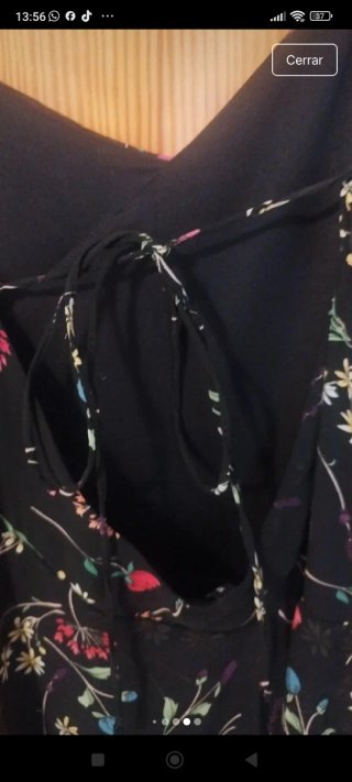 Vestido tirantes estampado floral