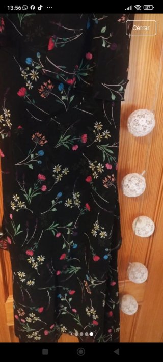 Vestido tirantes estampado floral
