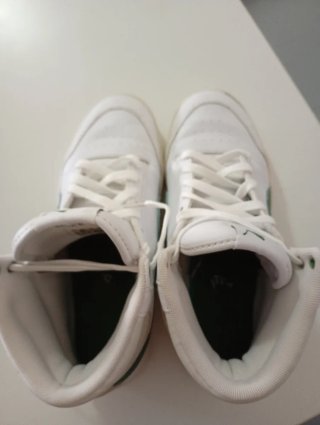 Tenis Puma Blancos y Verdes