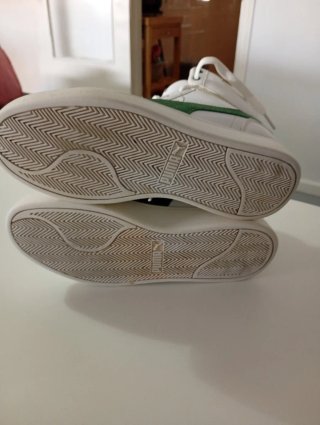 Tenis Puma Blancos y Verdes