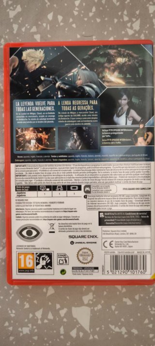 Final Fantasy VII Remake Intergrade Nintendo Switc