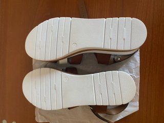 Sandali donna Soft marrone e bianche