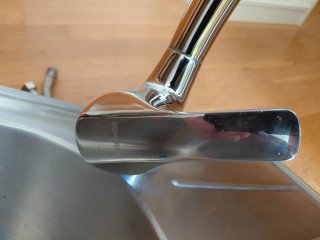 Fregadero cocina acero inoxidable + grifo+ sifón
