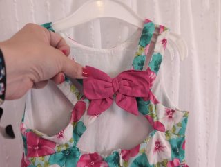 Vestido Mayoral Talla 7 Flores