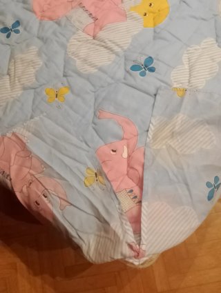 Edredón infantil elefantes y nubes