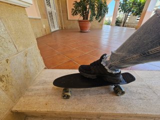 Skateboard nero