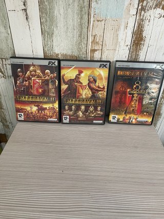 Lote 3 Juegos PC Imperivm FX