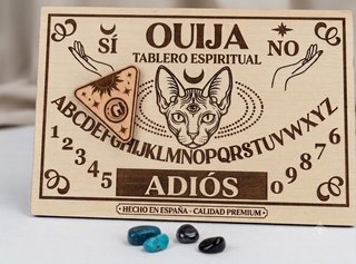 Tablero Ouija Artesanal de Madera - Edición TOP
