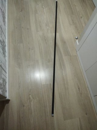 Barra Cortina Negra Mate