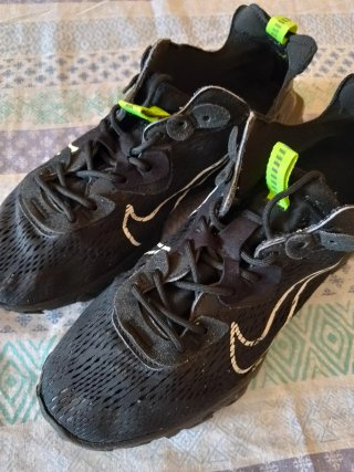 Zapatillas Nike React Negras Blancas