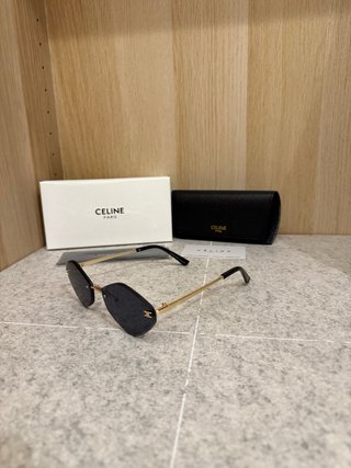 Gafas de sol Celine Triomphe Negro/Dorado