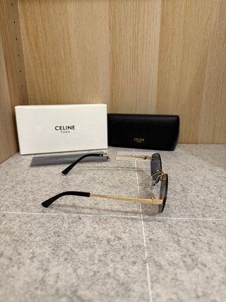 Gafas de sol Celine Triomphe Negro/Dorado