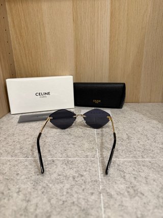 Gafas de sol Celine Triomphe Negro/Dorado