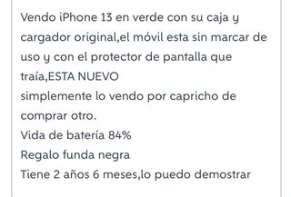 iPhone 13  Verde Caza