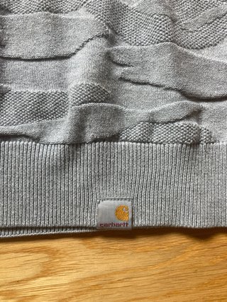 Jersey Carhartt M Textura Relieve Gris