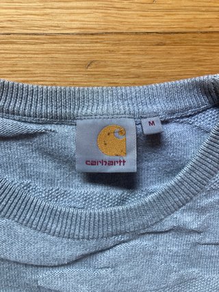 Jersey Carhartt M Textura Relieve Gris