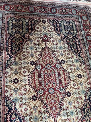 Tappeto Tabriz fatto a mano in lana, seta 189x153