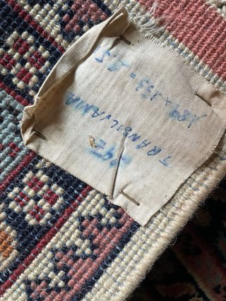 Tappeto Tabriz fatto a mano in lana, seta 189x153