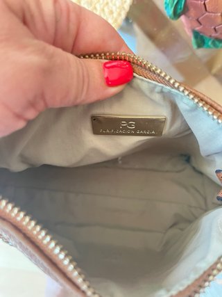 Bolso Purificación García Piel Marrón
