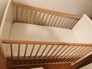 Cuna bebé evolutiva madera