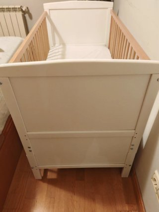 Cuna bebé evolutiva madera