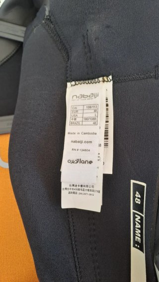Neopreno Hombre aguas abiertas, talla 48