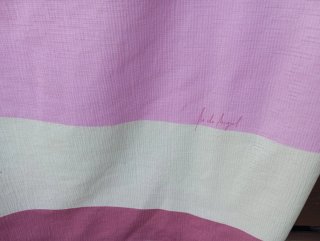 Jersey Miguel rayas rosa y amarillo T.46