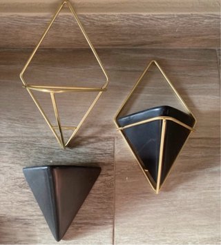 Jarrones mini decoración pared
