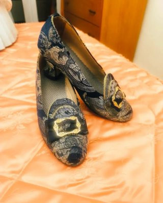 Traje de Fallera Talla 42/44 Azul