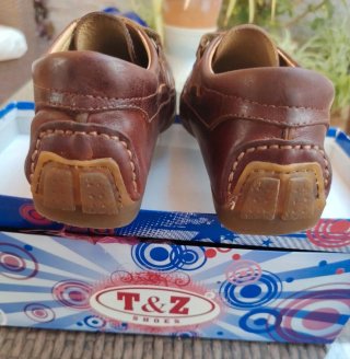 Náuticos T&Z Mocasines Marrones de Piel número 34
