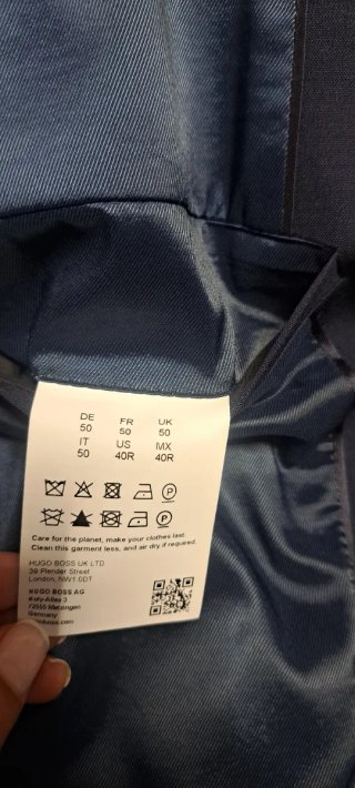 Americana Hugo Boss Talla 50 Azul Marino