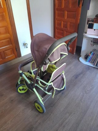 Carrito doble para muñecos