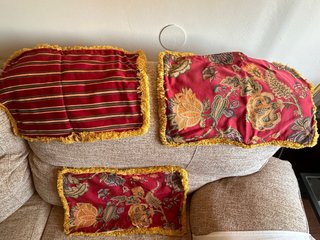 Set di 3 cuscini decorativi classici