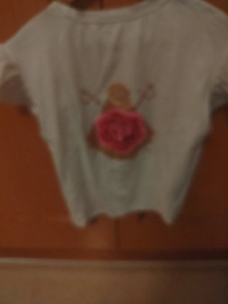 Camiseta El Capote Blanca Manga Corta Volantes