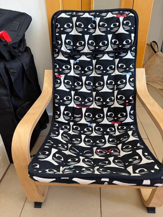 Silla con funda Gatos