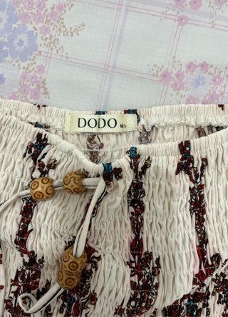 Vestido Boho DODO Estampado Palabra de Honor