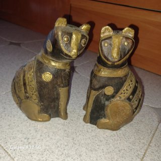 Statuette decorative di cane