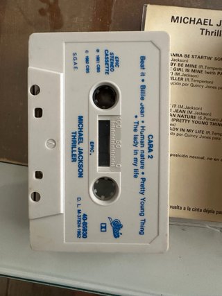 Cassette Michael Jackson Thriller Edición Limitada