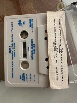 Cassette Michael Jackson Thriller Edición Limitada