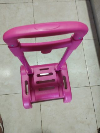 Porta mochila rosa