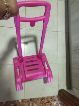 Porta mochila rosa