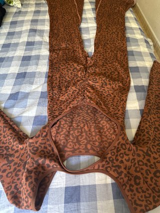 Mono estampado leopardo flare