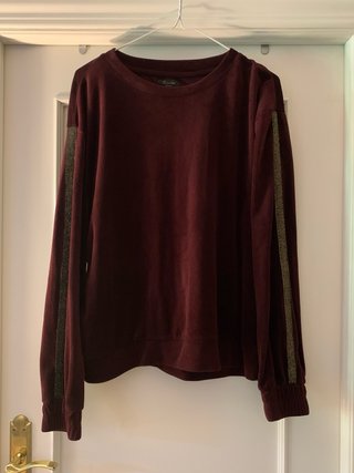 Conjunto chándal mujer burdeos M/L