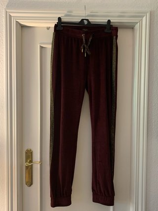 Conjunto chándal mujer burdeos M/L