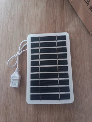 Placa solar USB portátil