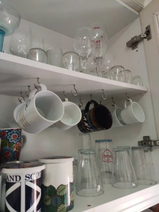 Mueble Cocina Vasos Copas Tazas