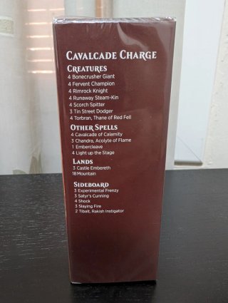 Magic mtg Cavalcade Charge Sellado (Challenger)