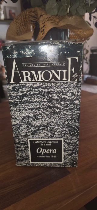 Cafetera Espresso Armonie Acero Inoxidable
