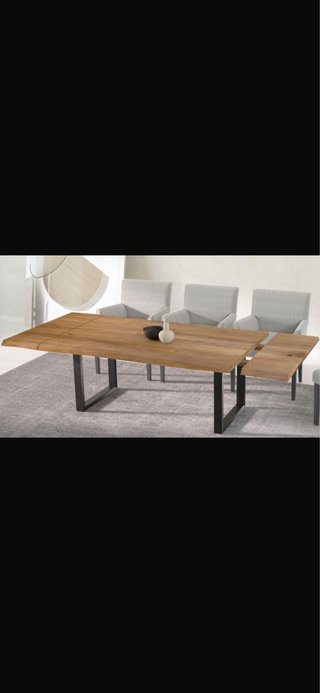 Mesa comedor hierro y madera