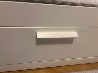 Cama diván IKEA Brimnes 80x200cm y 2 colchones